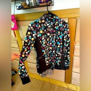 Cherokee lab jacket and top